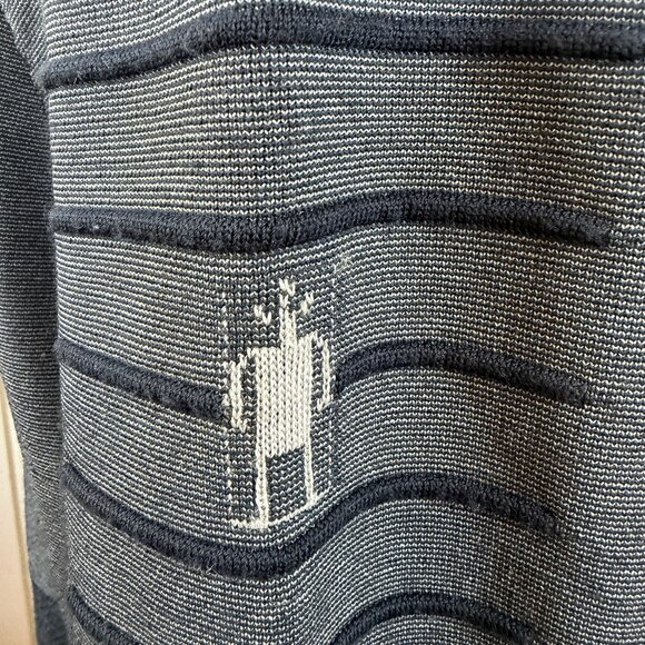 Smartwool Jacket Mens XXL Gray Intraknit Merino Wool Fleece Full Zip Hoodie - Picture 4 of 8